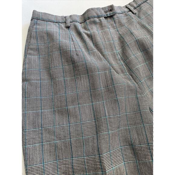 Pendleton 100% Virgin Wool Checkered Trousers High Waist Lined Vintage Sz 10 - Picture 2 of 10